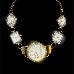 Handmade Watch choker necklace